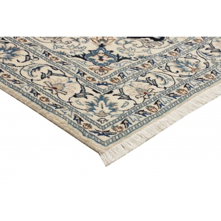 Tappeto Nain Kashmar Persia beige bianco 148x205