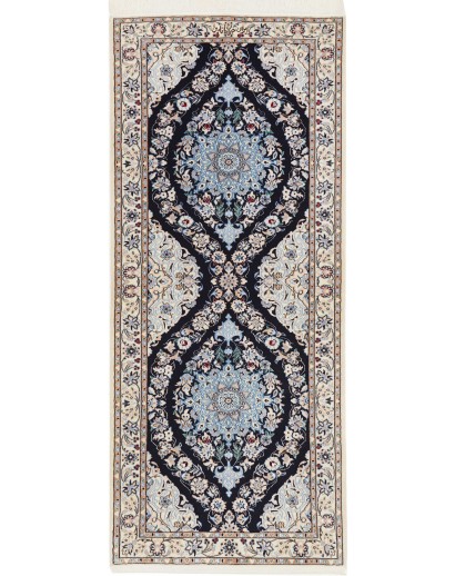 Tappeto Nain 6La Persia beige grigio 73x175