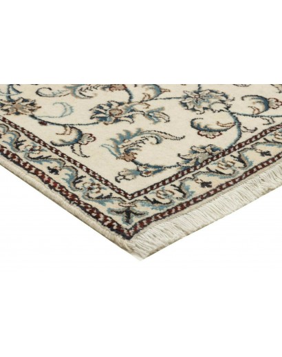 Tappeto Nain Kashmar Persia bianco 78x290