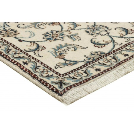 Tappeto Nain Kashmar Persia bianco 78x290