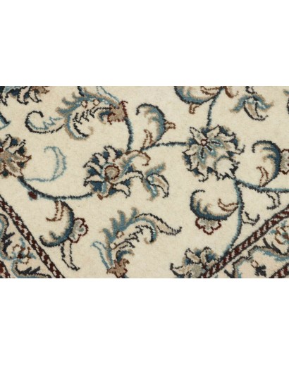 Tappeto Nain Kashmar Persia bianco 78x290