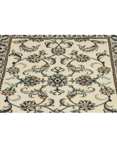Tappeto Nain Kashmar Persia bianco 78x290