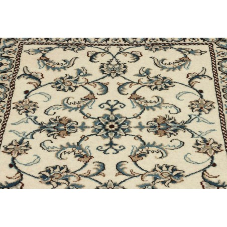 Tappeto Nain Kashmar Persia bianco 78x290