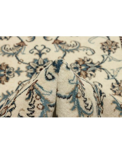 Tappeto Nain Kashmar Persia bianco 78x290