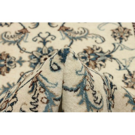 Tappeto Nain Kashmar Persia bianco 78x290
