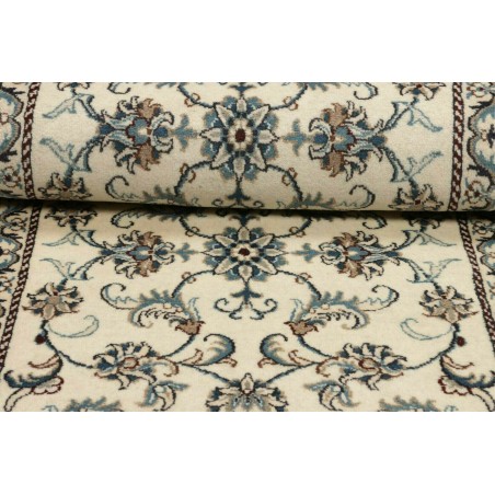Tappeto Nain Kashmar Persia bianco 78x290