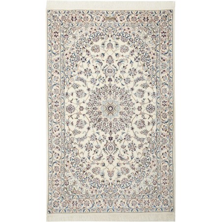 Tappeto Nain 6La Persia bianco grigio 103x165