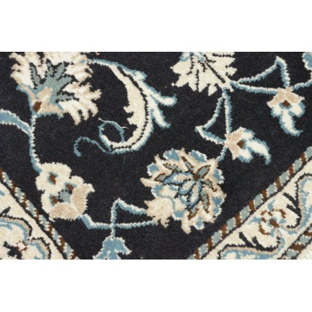 Tappeto Nain Kashmar Persia bianco grigio 65x138