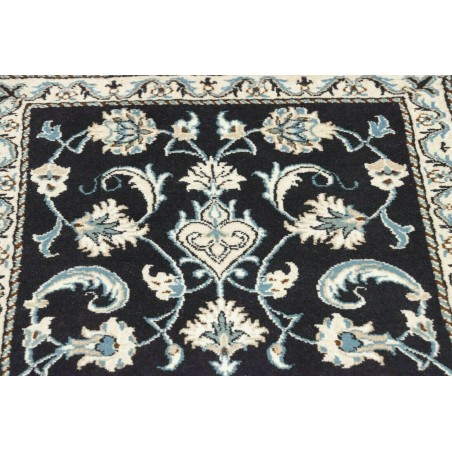 Tappeto Nain Kashmar Persia bianco grigio 65x138