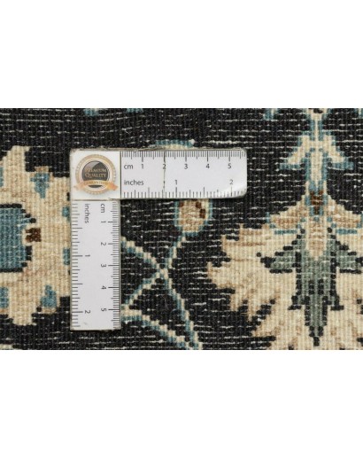 Tappeto Nain Kashmar Persia bianco grigio 65x138