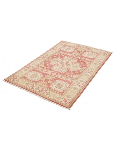 Tappeto Kazak Afghanistan giallo rosso 100x145