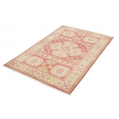Tappeto Kazak Afghanistan giallo rosso 100x145