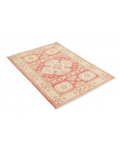 Tappeto Kazak Afghanistan giallo rosso 100x145
