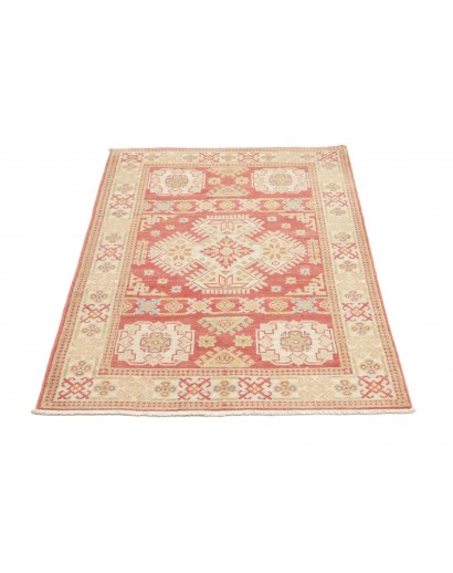 Tappeto Kazak Afghanistan giallo rosso 100x145