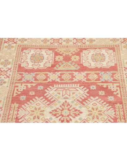 Tappeto Kazak Afghanistan giallo rosso 100x145
