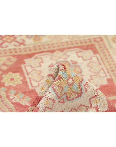 Tappeto Kazak Afghanistan giallo rosso 100x145