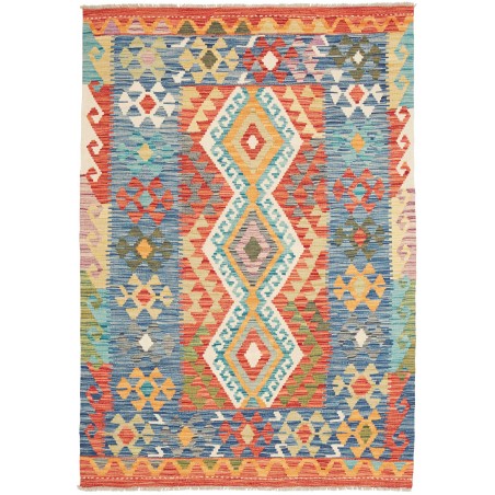 Tappeto Kilim Afghanistan marrone 127x182