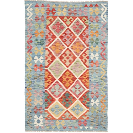 Tappeto Kilim Afghanistan beige marrone 116x184