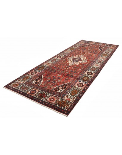 Tappeto Hosseinabad Persia grigio marrone 137x350