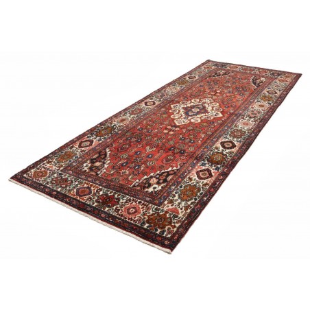 Tappeto Hosseinabad Persia grigio marrone 137x350