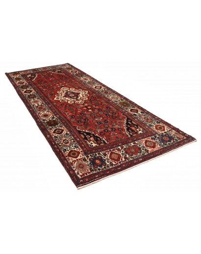 Tappeto Hosseinabad Persia grigio marrone 137x350