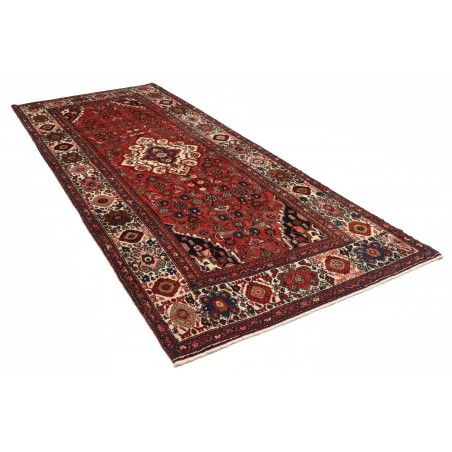 Tappeto Hosseinabad Persia grigio marrone 137x350
