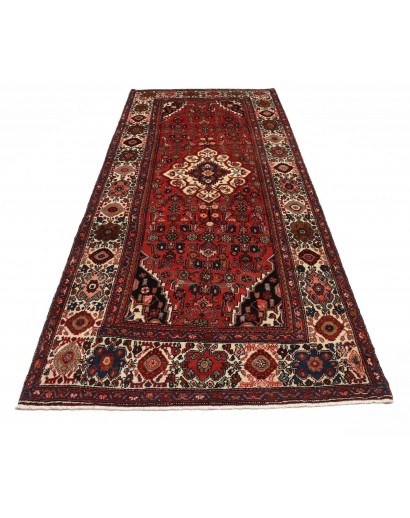 Tappeto Hosseinabad Persia grigio marrone 137x350