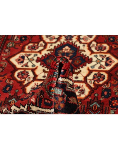 Tappeto Hosseinabad Persia grigio marrone 137x350