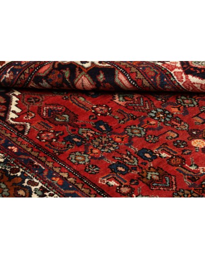 Tappeto Hosseinabad Persia grigio marrone 137x350