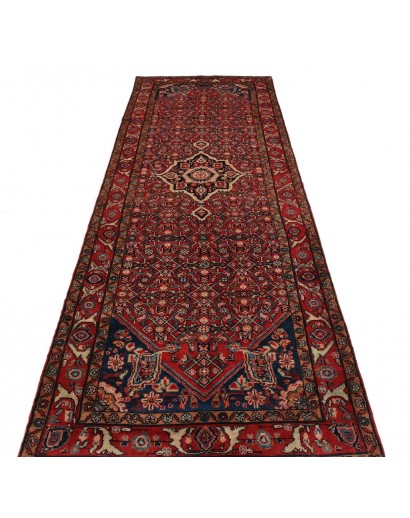Tappeto Hamadan Persia marrone 112x356
