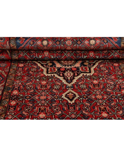 Tappeto Hamadan Persia marrone 112x356