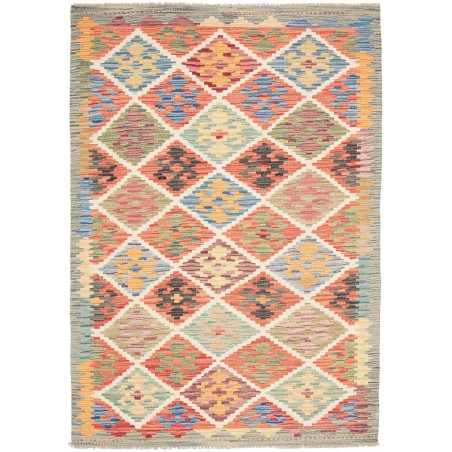 Tappeto Kilim Afghanistan marrone 125x180