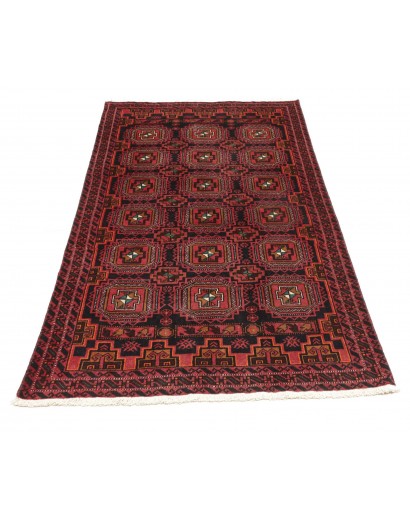 Tappeto Baluch Persia grigio marrone 101x185