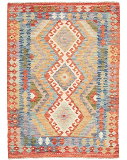 Tappeto Kilim Afghanistan marrone 123x173