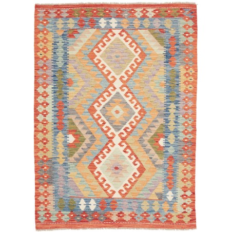 Tappeto Kilim Afghanistan marrone 123x173