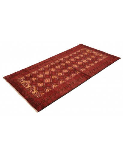 Tappeto Baluch Persia marrone arancione 103x201
