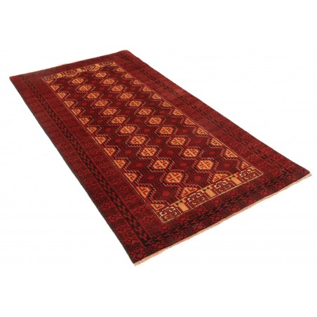 Tappeto Baluch Persia marrone arancione 103x201