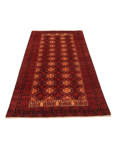 Tappeto Baluch Persia marrone arancione 103x201