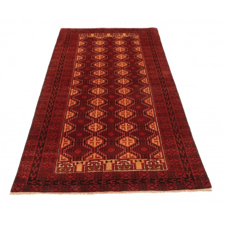 Tappeto Baluch Persia marrone arancione 103x201