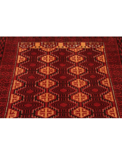 Tappeto Baluch Persia marrone arancione 103x201