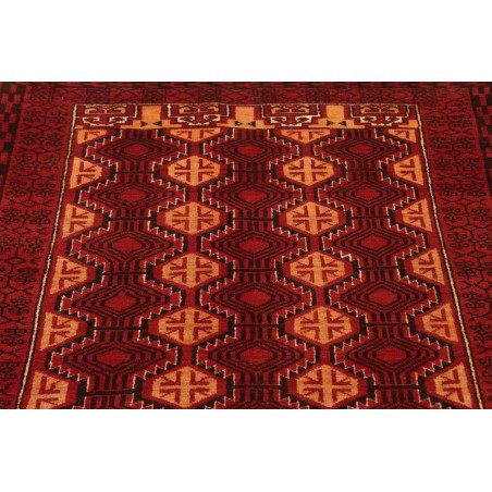 Tappeto Baluch Persia marrone arancione 103x201