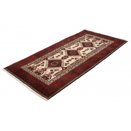 Tappeto Baluch Persia giallo 103x197