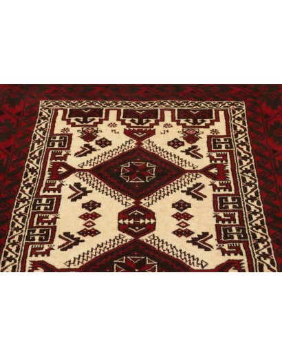 Tappeto Baluch Persia giallo 103x197