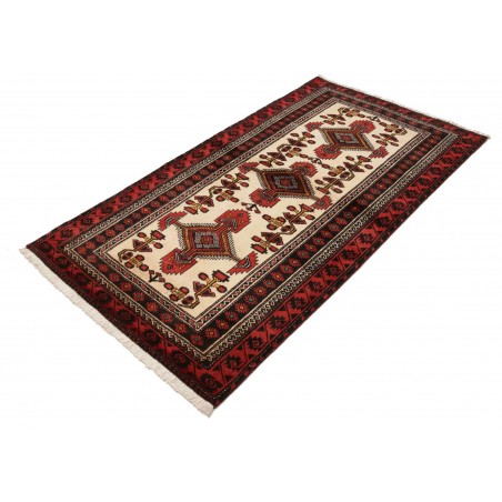 Tappeto Baluch Persia blu marrone 108x194