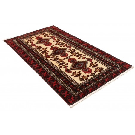 Tappeto Baluch Persia blu marrone 108x194