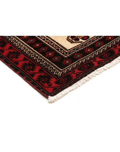 Tappeto Baluch Persia blu marrone 108x194