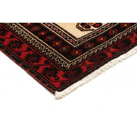 Tappeto Baluch Persia blu marrone 108x194