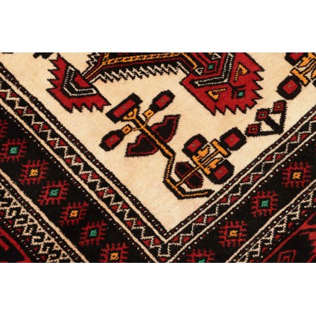 Tappeto Baluch Persia blu marrone 108x194