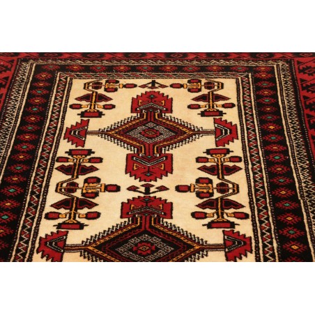 Tappeto Baluch Persia blu marrone 108x194