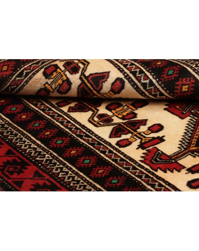 Tappeto Baluch Persia blu marrone 108x194